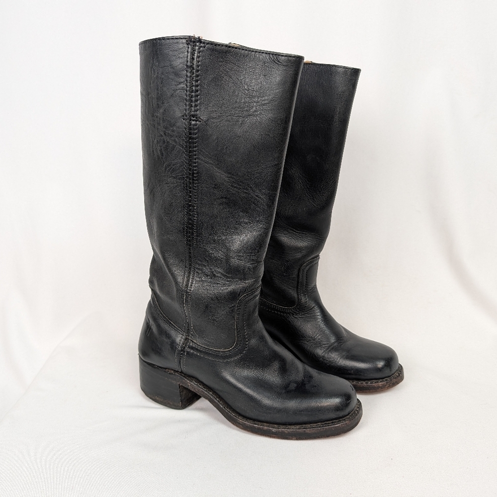 Frye For FP Campus 14L Boots Antique Black - Picture 3 of 11